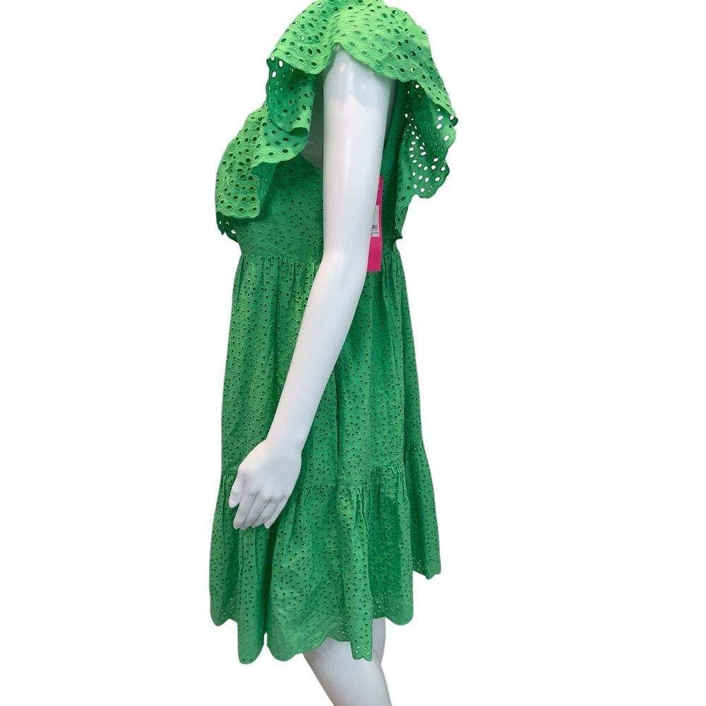 NWT Lilly Pulitzer Asteria Cabana Green Daisy Dreams Eyelet Dress - Picture 5 of 6